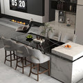 VKNOW Bar Stools Set of 6, Modern Counter Stools by VKNOW