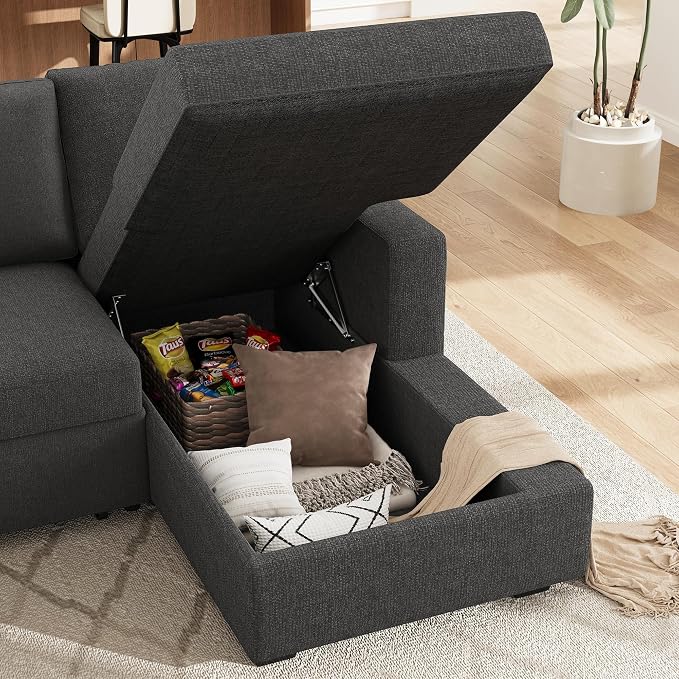 HONBAY Sectional Sleeper Sofa - Image 6
