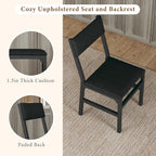 HUAHUU Dining Table Set for 4, Extendable Kitchen Table Cushion Chairs Set of 4 - Image 6
