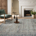 Green Retro 8x10 Washable Area Rugs by Srugn