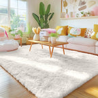 OLANLY Area Rugs for Living Room Bedroom, Machine Washable 4x5.9 ft Soft Fluffy - Image 5