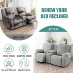 Genina Recliner Loveseat Covers - Image 6