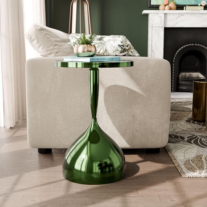 Homes: Inside + Out Halric Modern 24" Tall Round End Table - Image 2
