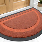 OLANLY Half Circle Front Door Mat Outside 33x21 All-Season Rubber Doormat | by OLANLY