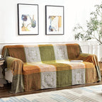 Boho Sofa Cover, Bohemian Throw Blanket Tassels Hippie Decor Covers Couch Chair - Image 4