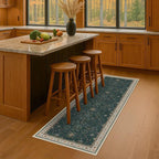 Dark Green 2x5 Kitchen Rug - Image 3