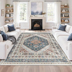 5x7 Area Rugs for Living Room, Large Washable Rug, Dining Room, Low Pile - Image 4