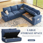 85 Inch Modular Sectional Sofa - Image 6