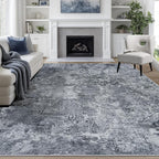Aelenmu 8x10 Area Rugs for Living Room Washable Bedroom Dining Room Black | by Aelenmu