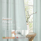 48 Inch Length Short Window Linen Curtains - Image 5