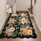 DUKINO 3x4 Rug, Non Slip Floral Washable Area Rug - Image 6