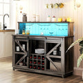 HOMCOM Farmhouse Coffee Bar Cabinet by HOMCOM