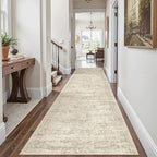 Soalmost Washable Kitchen Runner Rug 3x8 Hallway Entry Rugs Non-Slip, Foldable - Image 2