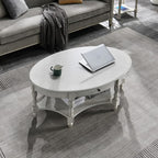 LEEMTORIG Oval Coffee Table - Image 7
