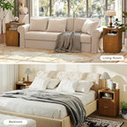 4-Piece Fluted Living Room Set Includes 31.5" Fluted Lift Top Coffee Table - Image 9