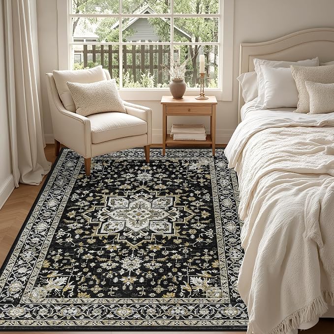 3x5 Area Rugs Living Room: Washable Rug - Image 3