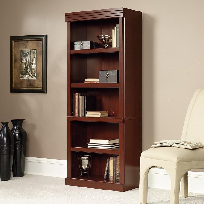 Sauder Heritage Hill Library/ Book shelf, Classic Cherry finish - Image 2