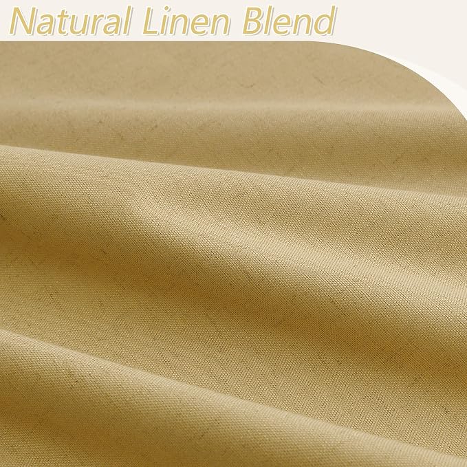 100% Blackout Curtains 120 Inch Length 2 Panels Set - Image 3