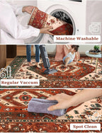 SERISSA 2x5 Washable Non Slip Boho Runner Rug - Image 4