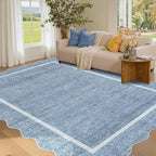 GarveeHome Scalloped 3x5 Washable Rug - Image 8