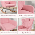 VECELO Rocking Chair Nursery - Image 7