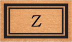 Calloway Mills 152961830Z Black Border 18" x 30" Monogram Doormat by Callowaymills