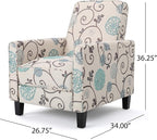 Christopher Knight Home Emmie Fabric Recliner, Light Beige - Image 3