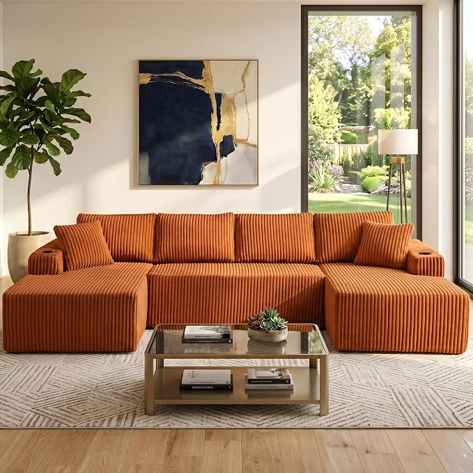 124" Oversized Sectional Couches by ivoros