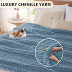 L'AGRATY Chunky Knit Throw Blanket - Image 3