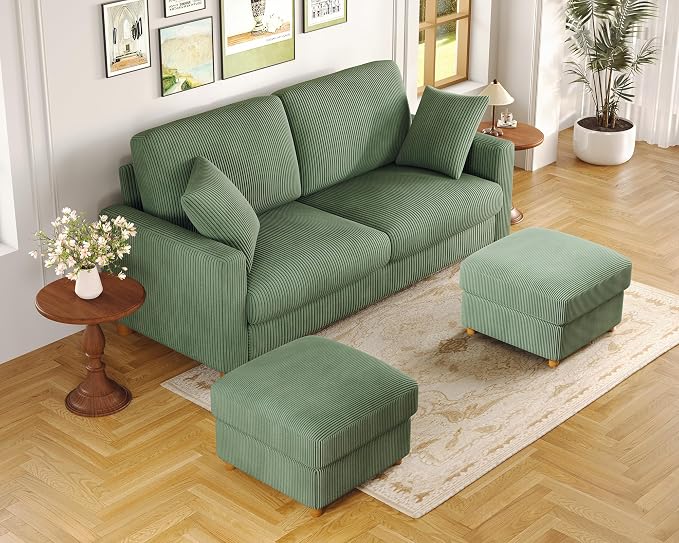 Kidirect 70in U Shaped Couch, Modular Sofa No Tool Assembly, Comfy Sectional by Kidirect