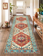 SERISSA 2'6"x8' Washable Non Slip Boho Runner Rug by SERISSAHomeDecorCollection
