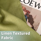 63 Inch Semi Sheer Linen Curtains - Image 2