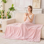 Edenleaf Leopard Print Blanket Fleece Throw - Image 2