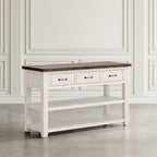 Jofran Madison County Pine Farmhouse Console Table 50", Sofa Table - Image 9