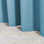 NICETOWN Teal Blue Blackout Curtains 84 inch Length 2 Panels, Grommet Thermal - Image 6