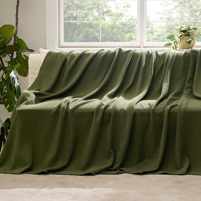 Bedsure GentleSoft 100% Cotton Blanket Twin XL Size - Image 5