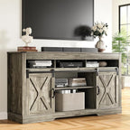 RoyalCraft TV Stand for 65+ Inch TV: Farmhouse Entertainment Center by Bringyoubetterlife