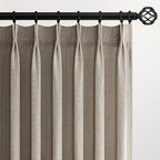 Pinch Pleated 72 Inch Curtains 2 Panels by Topfinel