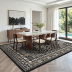 5x7 Area Rugs for Living Room, Large Washable Rug, Dining Room, Low Pile - Image 8