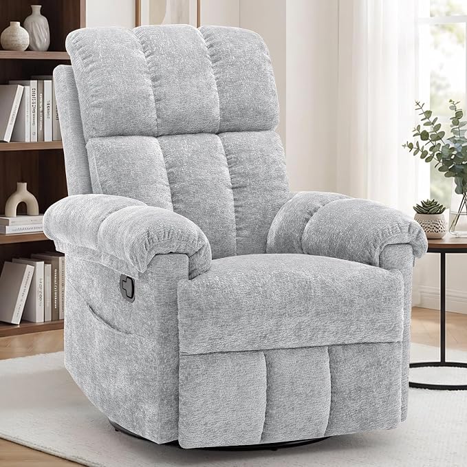 Korser Recliner Chair, Swivel Rocker Recliner Chair by KORSER