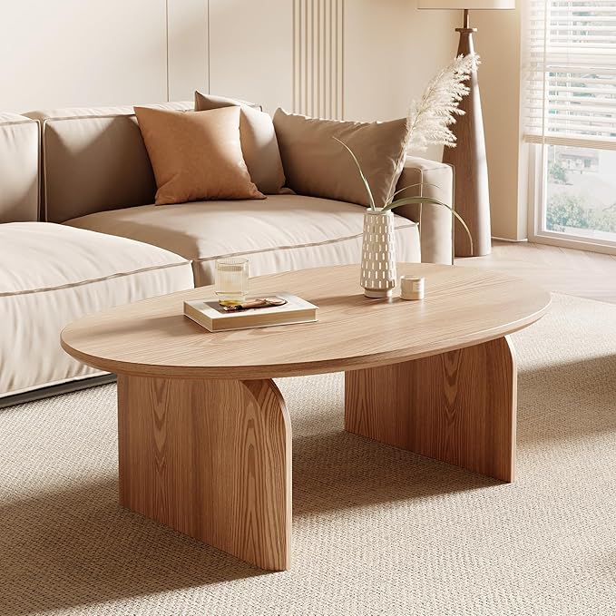 Honyee Modern Oval Coffee Table, Small Coffee Tables by Honyee