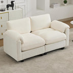 61'' Modular Loveseat Sofa, Extra Deep Seat Cloud Couch - Image 7