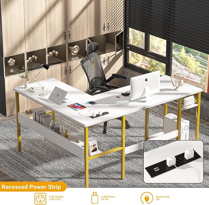 Unikito Reversible L Shaped Desk - Image 4