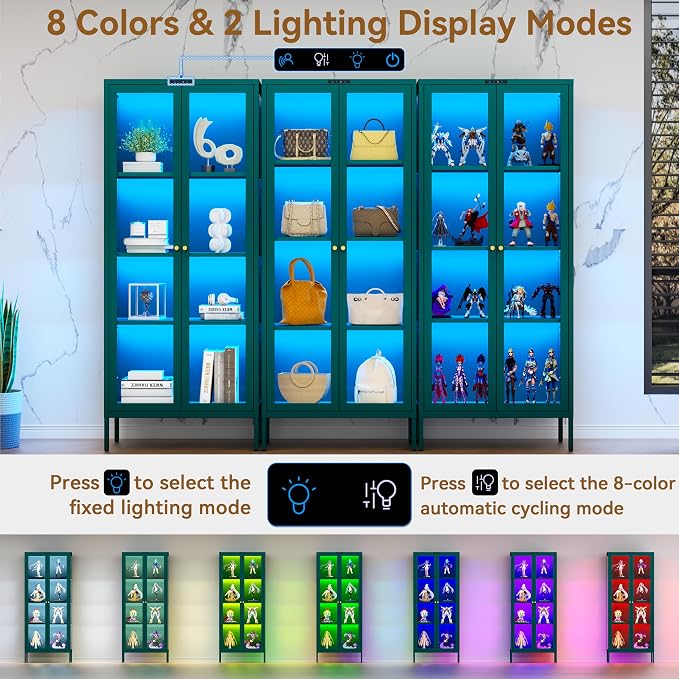Polup Glass Display Cabinet - Image 4
