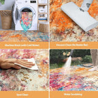 9x12 Area Rugs for Living Room Washable Bedroom Dining Room Colorful | Modern - Image 5