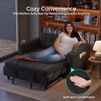 LINSY Sleeper Sofa Bed, Small 3 in 1 Convertible Loveseat Sleeper Couch - Image 7