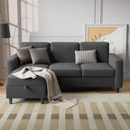 Sectional Sofa Couches for Living Room, Comfy Fabric Convertible Sectionals - Image 7