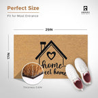 Coir Welcome Mat, Home Sweet, 17 x 29 in | 100% Natural Coir, Anti-Shedding - Image 2