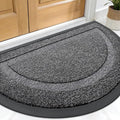 OLANLY Half Circle Front Door Mat Outside 71x23 All-Season Rubber Doormat | by OLANLY