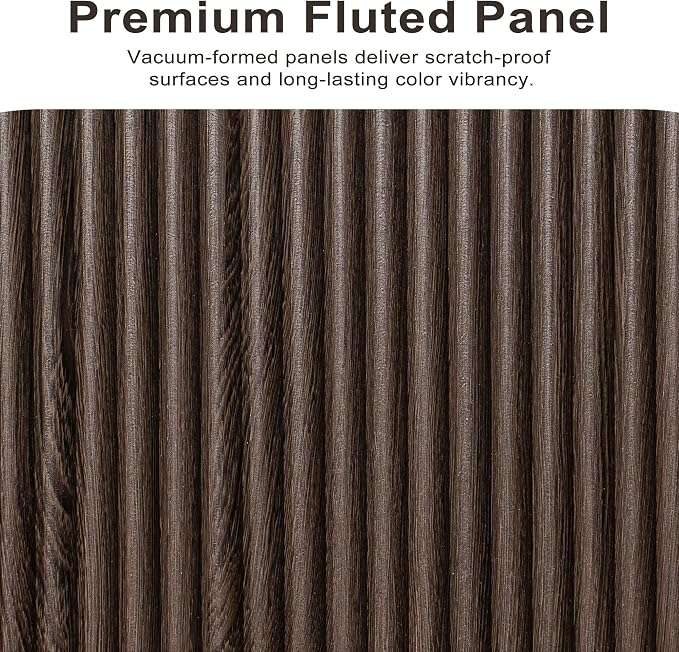 3-Piece Fluted Living Room Set Includes 2 Fluted Night Stand - Image 9